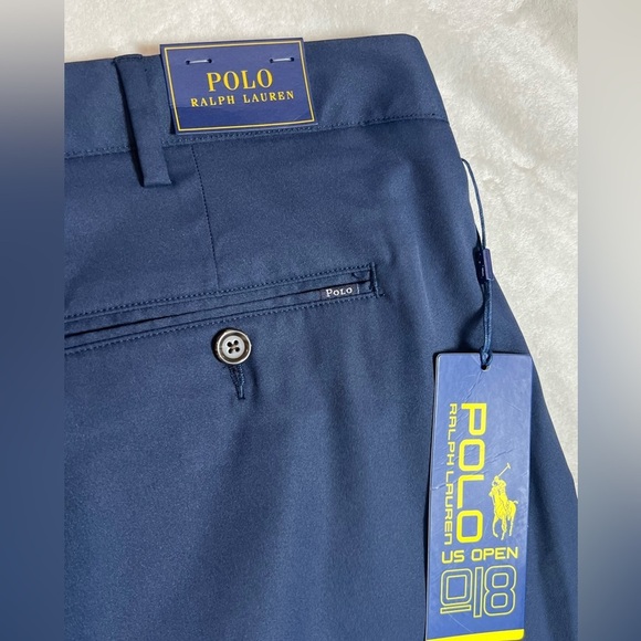 NWT Polo Ralph Lauren US Open 2018 Official 40W 30L Classic Navy Chinos - Picture 11 of 11